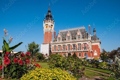 CALAIS, FRANCE - OCTOBER 01: City hall of Calais, October 01, 20