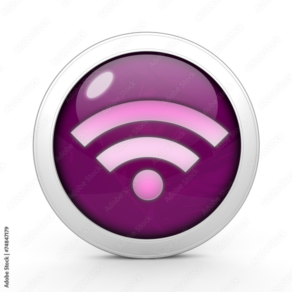signal circular icon on white background signal circular icon on white background