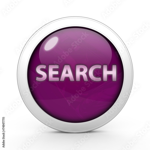 search circular icon on white background © iconsmaker