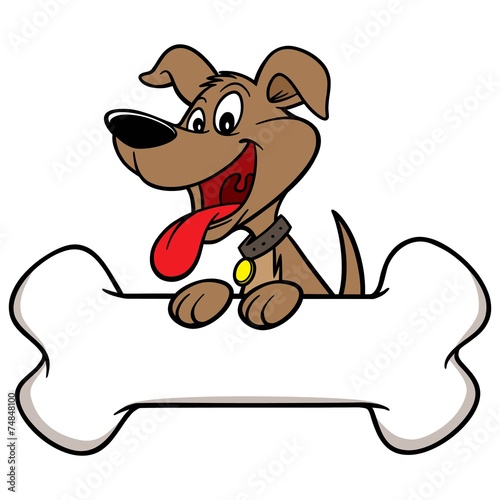 Dog with Bone