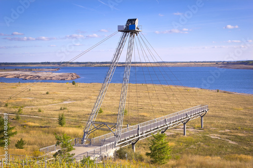 Obraz na płótnie Pier in the Landscape w salonie