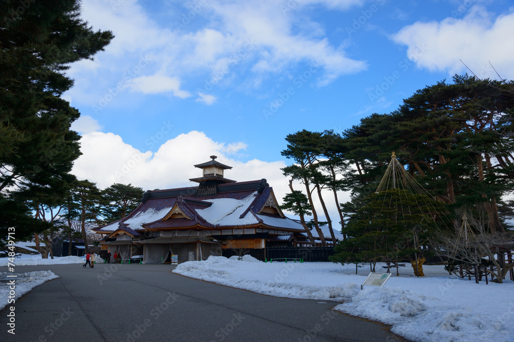 The governmental hall of the Republic of Ezo in Hakodate, Hokkai
