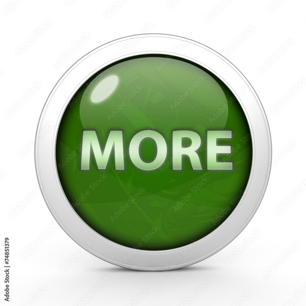 More circular icon on white background More circular icon on white background