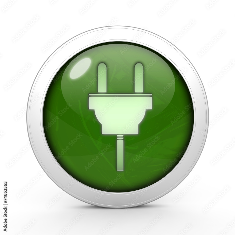 power circular icon on white background power circular icon on white background