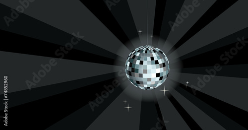 Disco ball - vector illustration