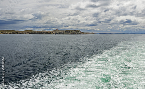 Strait of Magellan and Magdalena island