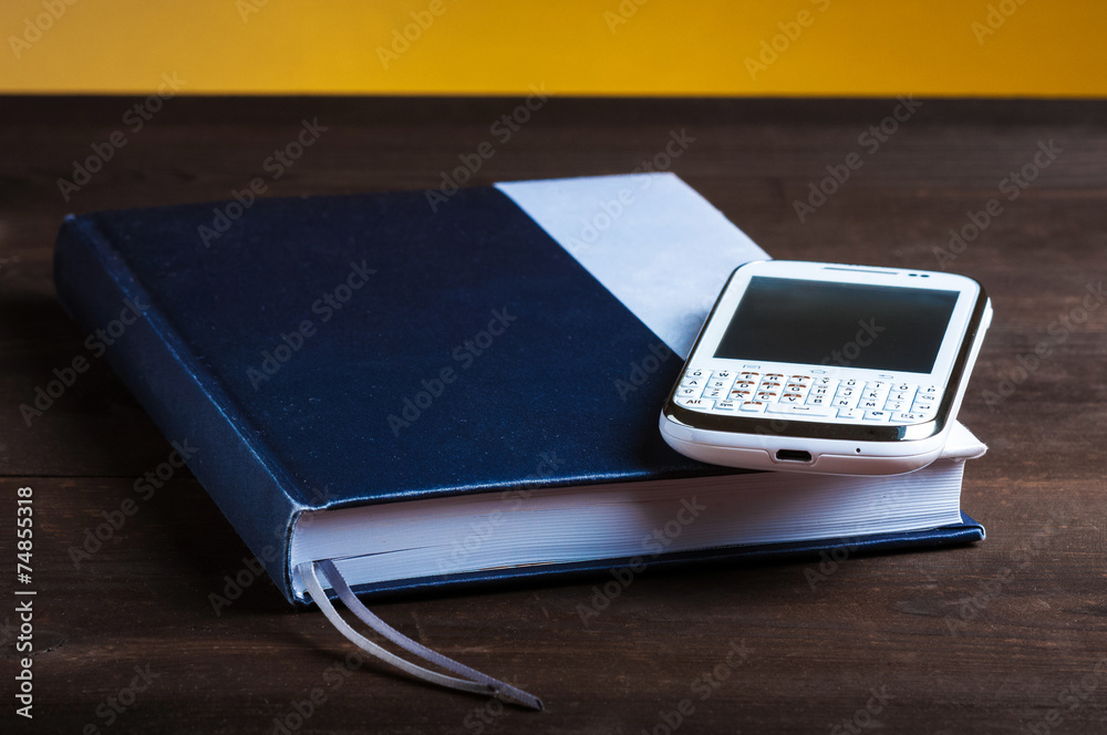notepad and phone notepad and phone