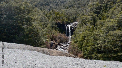 Mangawhero falls in Tongariro National Park photo