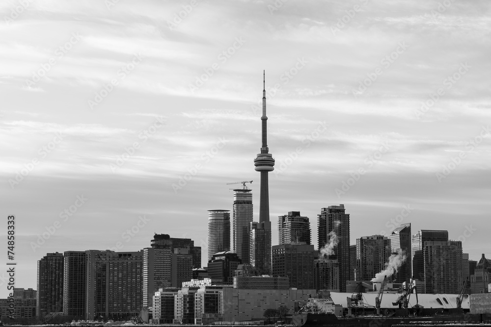 Fototapeta premium Part of the Toronto skyline from the East