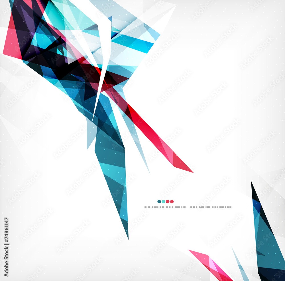 Angular geometric color shapes Angular geometric color shapes