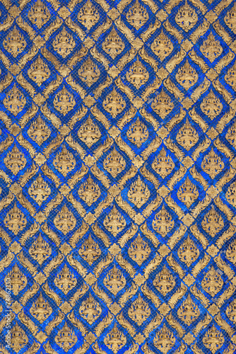 traditional thai temple background pattern