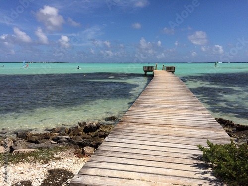 Tropical bay on Bonaire