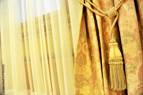 Curtain decorative tassel photo