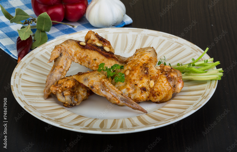 Roasted chicken wings Roasted chicken wings