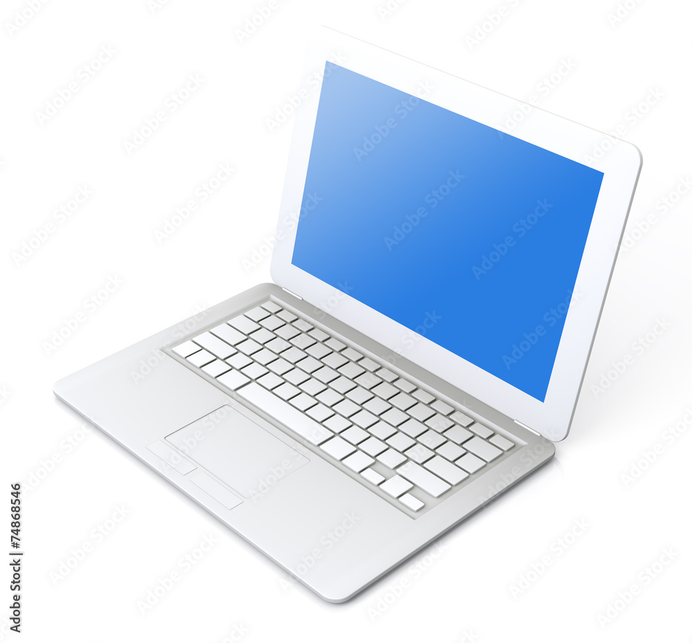 White Laptop