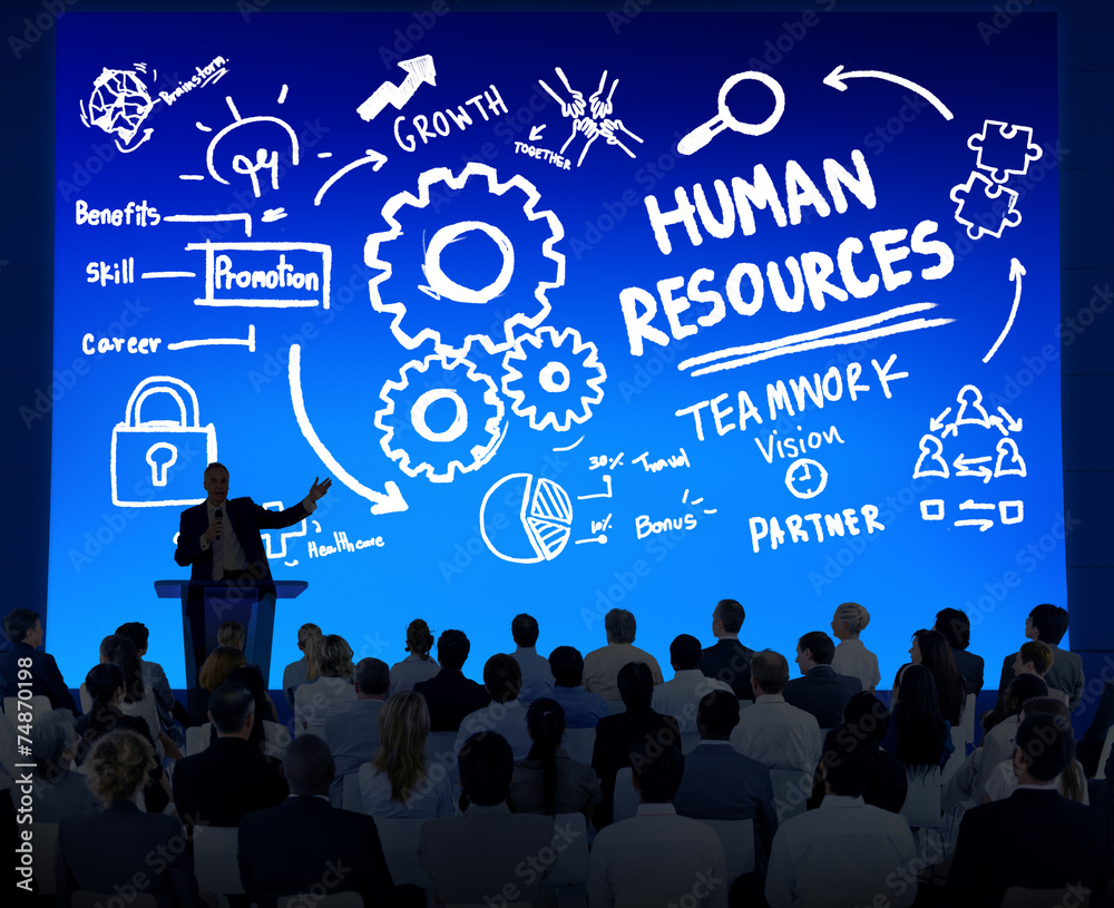 Human Resources Employment Teamwork Business Seminar Concept Human Resources Employment Teamwork Business Seminar Concept