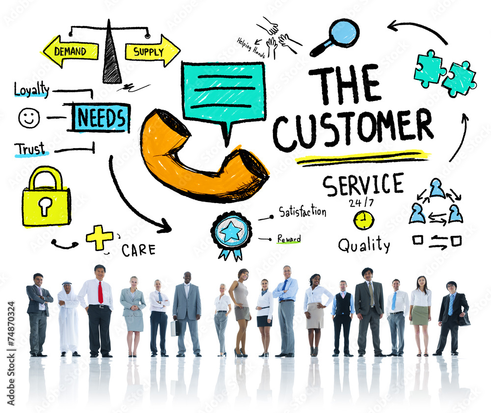 The Customer Service Target Market Support Assistance Concept The Customer Service Target Market Support Assistance Concept