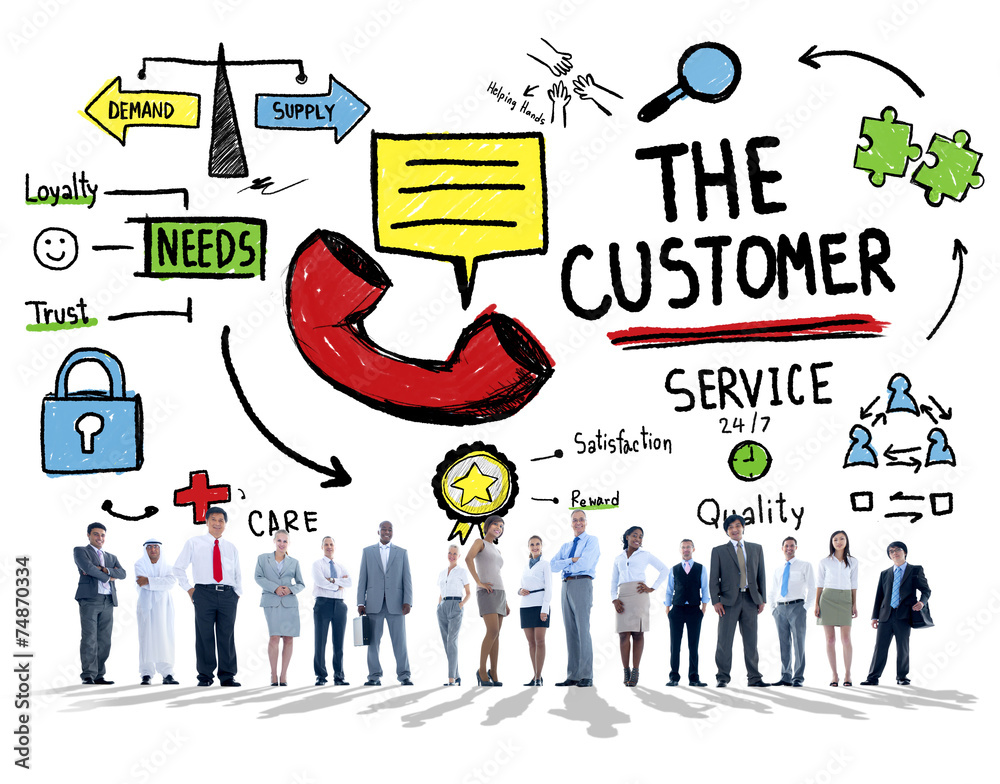 The Customer Service Target Market Support Assistance Concept The Customer Service Target Market Support Assistance Concept
