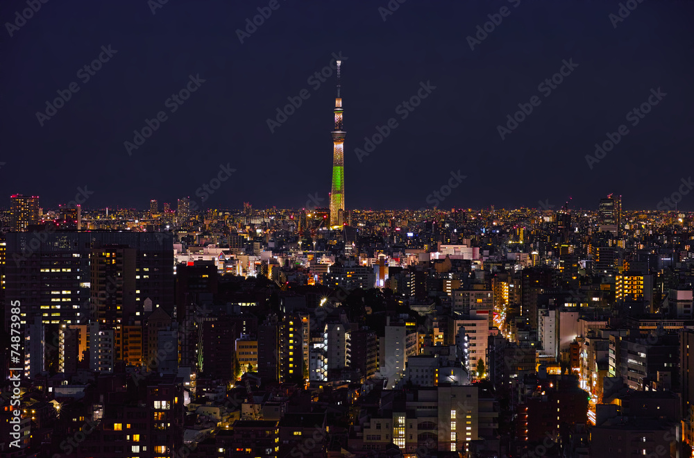 custom made wallpaper toronto digital東京の夜景