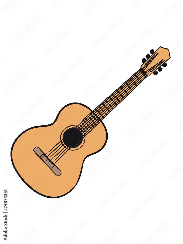 Fototapeta premium Guitar Acoustic Music
