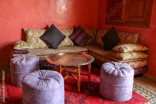 Obraz na płótnie salon de thé marocain 3