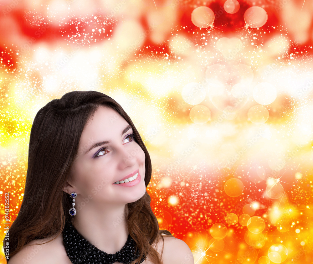 Beautiful portrait young Caucasian Girl