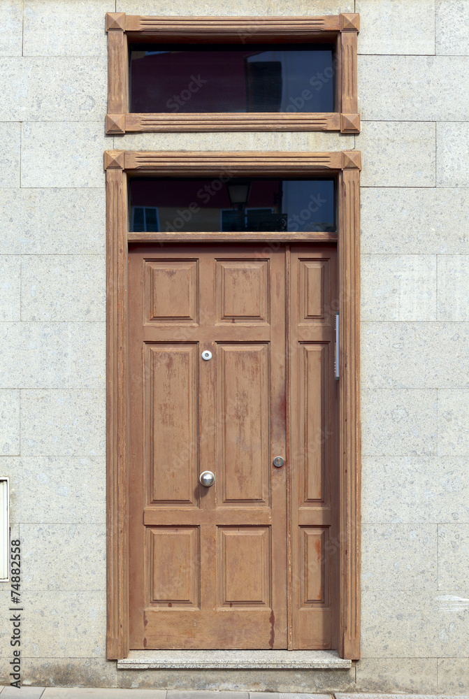 Historic wooden door
