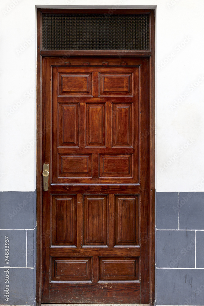 Historic wooden door