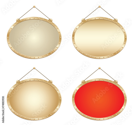 Blank panels. Vector