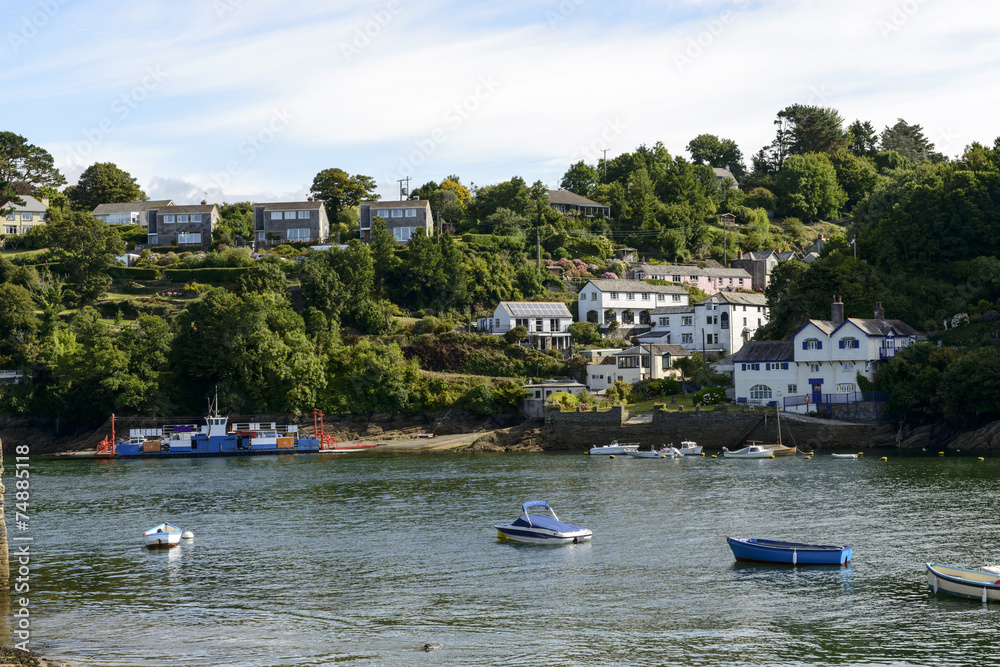 Obraz premium Fowey Polruan ferry, Cornwall