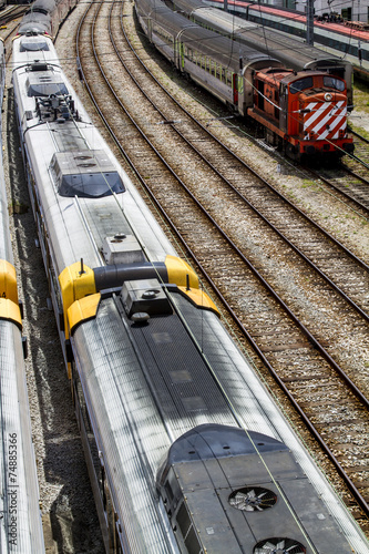 Santa Apolonia train station located in Lisbon