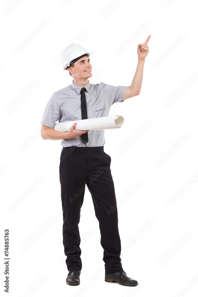 Architect pointing Architect pointing