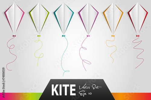 kite vector set