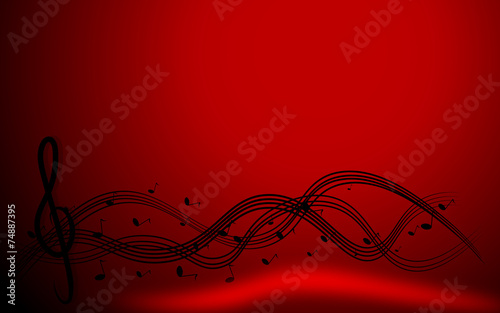 Treble clef background
