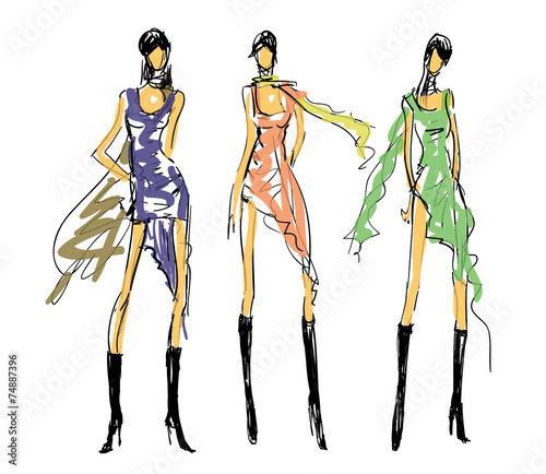 Sketch Fashion Poses