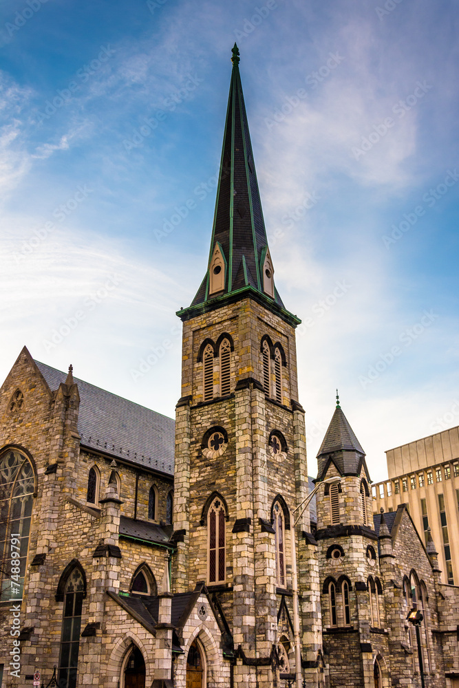 Pine Street Presbyterian Church in downtown Harrisburg, Pennsylv