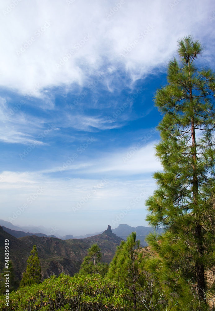 Obraz premium Caldera de Tejeda