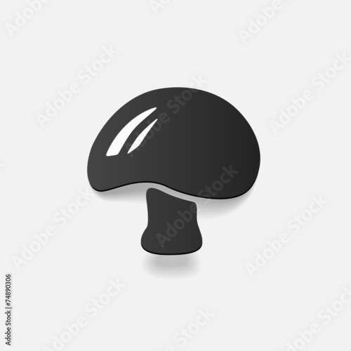 realistic design element: mushroom