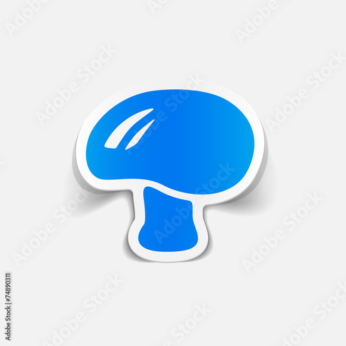 realistic design element: mushroom