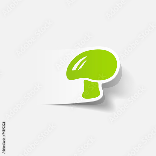 realistic design element: mushroom
