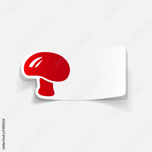 realistic design element: mushroom