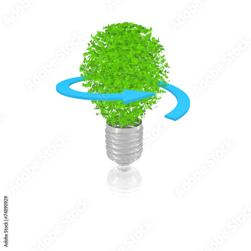 Lightbulb_leafs_Arrow_blue