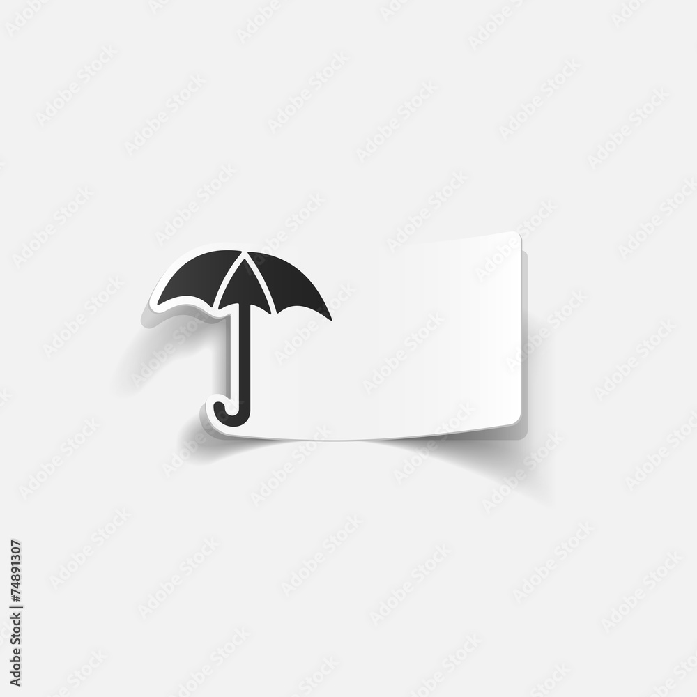 realistic design element: umbrella realistic design element: umbrella