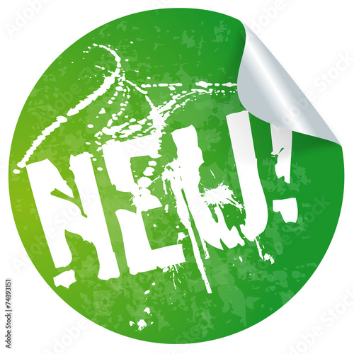NEU Button grün