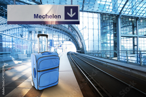Fotografie Departure for Mechelen, Belgium