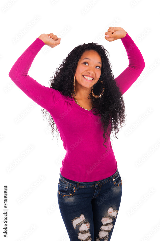 Beautiful African American Woman Close up portrait Beautiful African American Woman Close up portrait