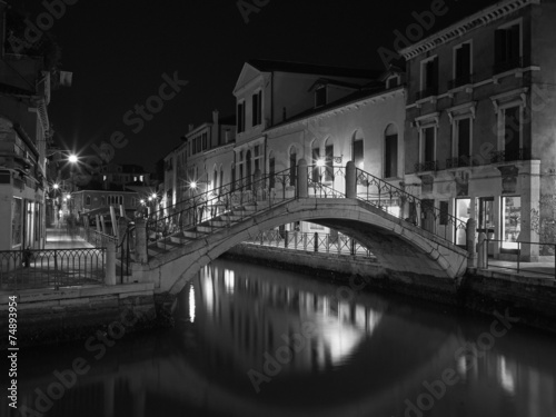 Venice By Night: Fondamenta dei Tolentini photo