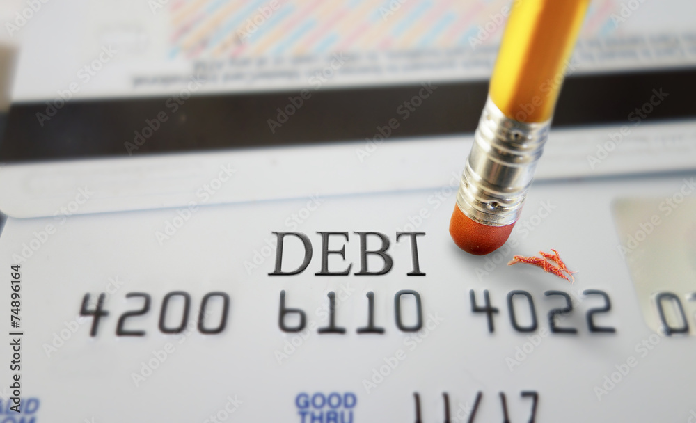 Obraz premium Credit debt
