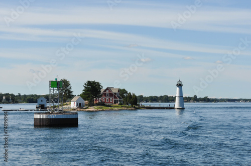 Rock Island Lighthouse, Thousan Islands, NY photo