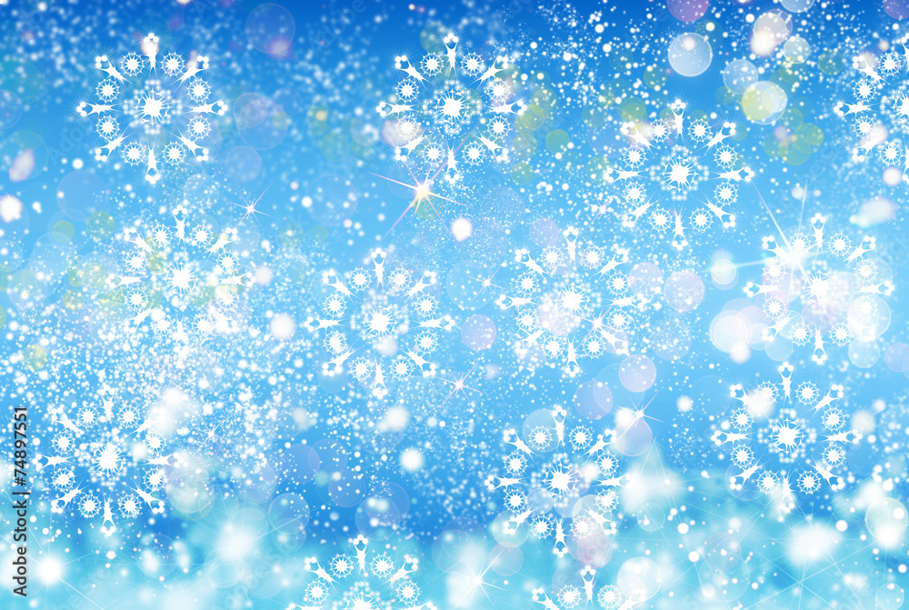Merry Christmas.Abstract snow background
